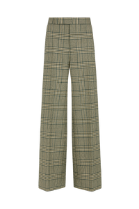 Straight Leg Trouser in Prince of Wales Check