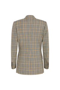 Single Breasted Jacket in Prince of Wales Check