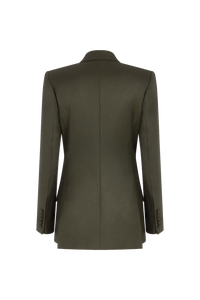 Double Breasted Jacket in Wool Twill