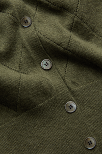 Argyle Pointelle Cardigan in Cashmere