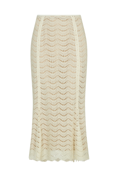 Godet Skirt in Lace