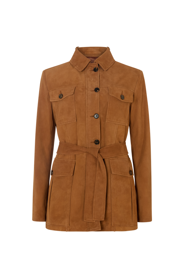 Safari Jacket in Suede