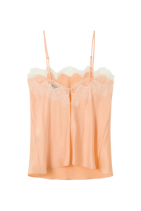 Double Lace Cami in Silk
