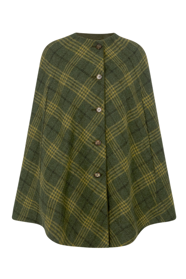 Moor Cape in Wool Tweed