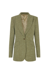 Single Breasted Jacket in Linen