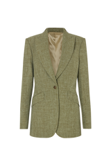 Single Breasted Jacket in Linen