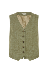 Fitted Waistcoat in Linen