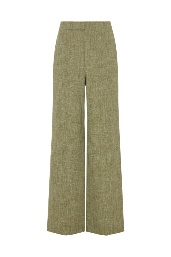 Straight Leg Trouser in Linen