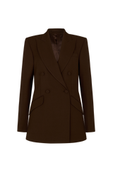 Double Breasted Jacket in Wool Twill
