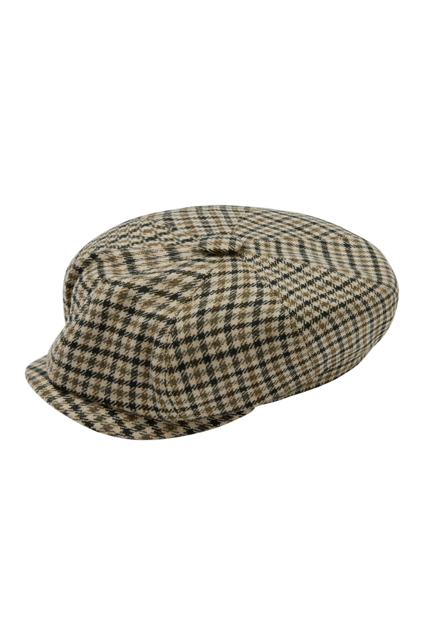 Baker Boy Hat in Tweed Wool