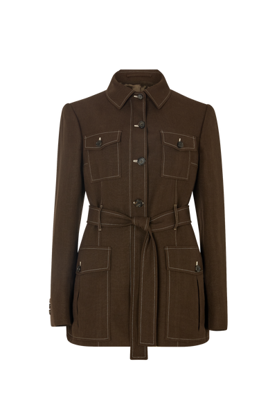 Safari Jacket in Linen