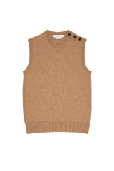 Knitted Vest in Cashmere