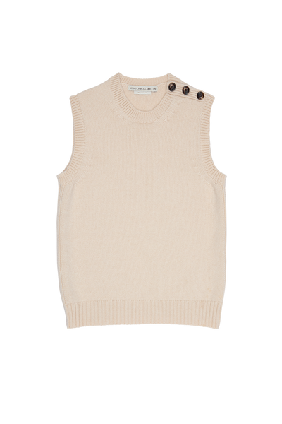 Knitted Vest in Cashmere