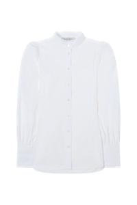 Lace Collared Shirt in Cotton