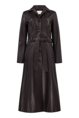 Dress Coat in Leather