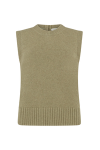 Knitted Vest in Recycled Cashmere