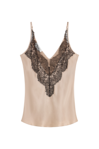 The Silk Cami with Lace