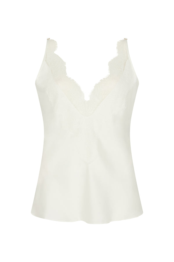 Lace Cami in Silk