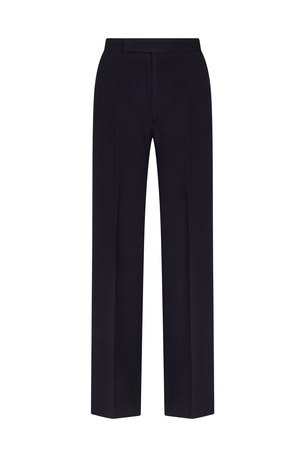 Straight Leg Trouser in Wool Twill