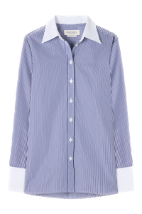 Striped Banker Shirt by Knatchbull | The Deck London Striped Banker Shirt by Knatchbull | The Deck London