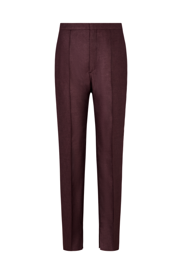 Tailored Slim Trouser In Silk Wool