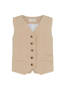 Woven Fitted Waistcoat