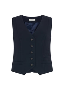 Woven Fitted Waistcoat