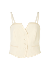 Tuxedo Cami Waistcoat in Barathea