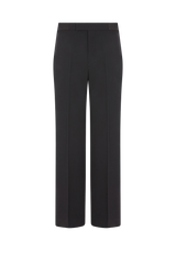 Straight Leg Trouser with Silk Satin Tuxedo Stripe in Barathea