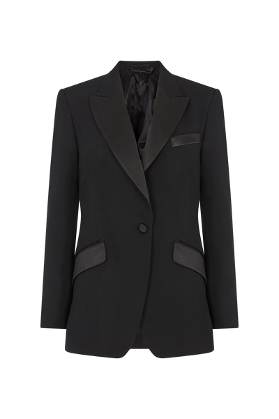 The Tuxedo Jacket in Barathea - Savile Row For Women – Knatchbull