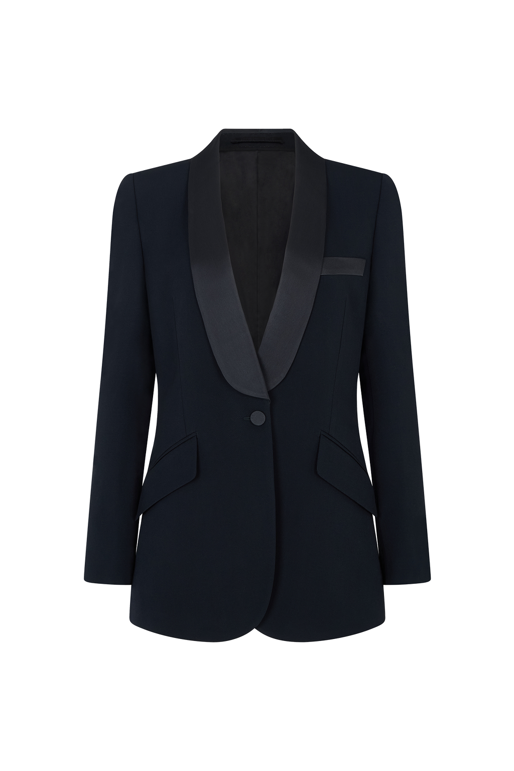 Tuxedo Jacket with Shawl Collar in Barathea
