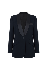 Tuxedo Jacket with Shawl Collar in Barathea