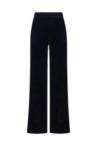 Straight Leg Trouser in Velvet